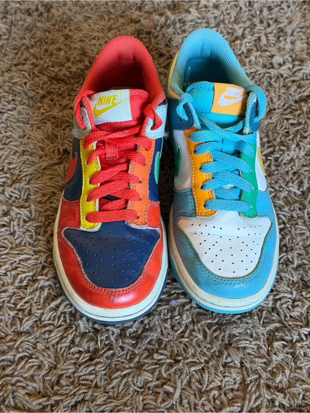 Nike Dunk Low “What The” Multicolor Sneakers 🌈